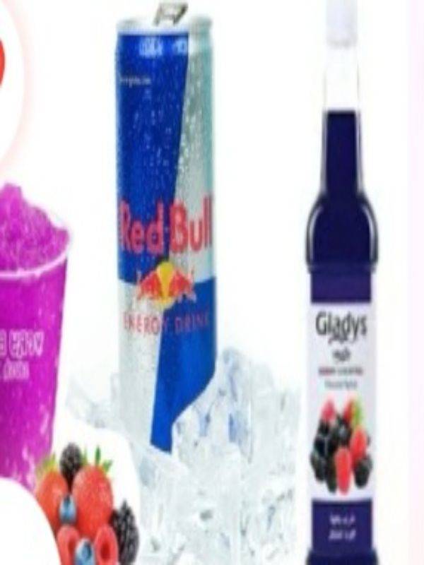 Red bull Berry cocktail 